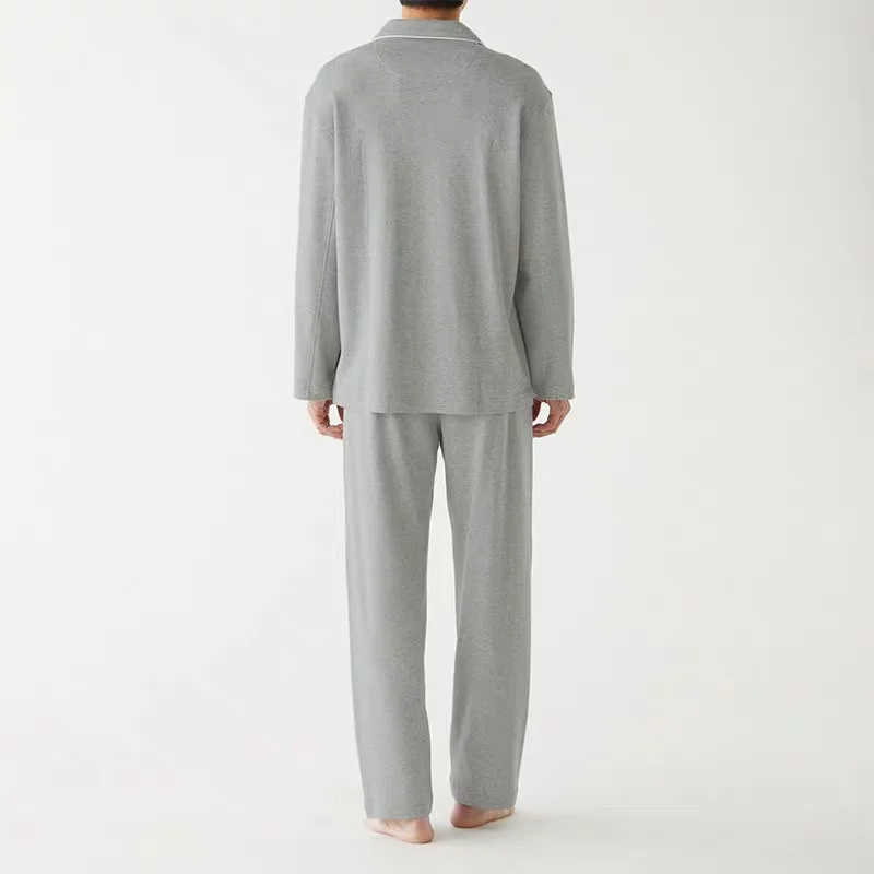 LY19 новые осенние и зимние мужские пижамы пижамные штаны набор хлопок удобная