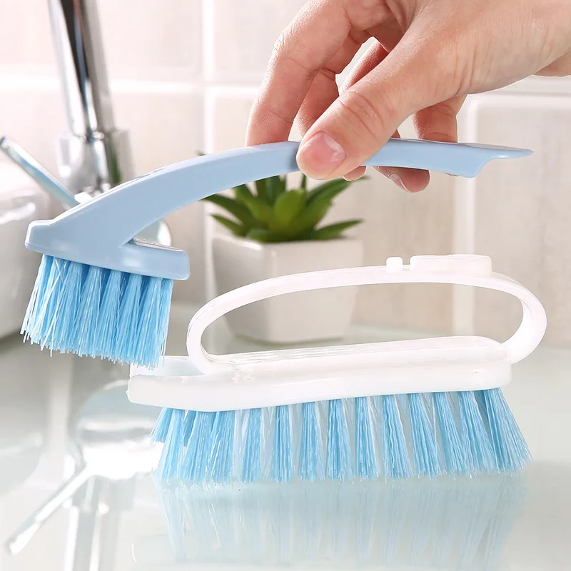 

2in1 Head shoe brush separatable Plastic Handle Shoes Wash Brush cleaner brushes Washing Toilet cleaning tools Sneakers Shoe