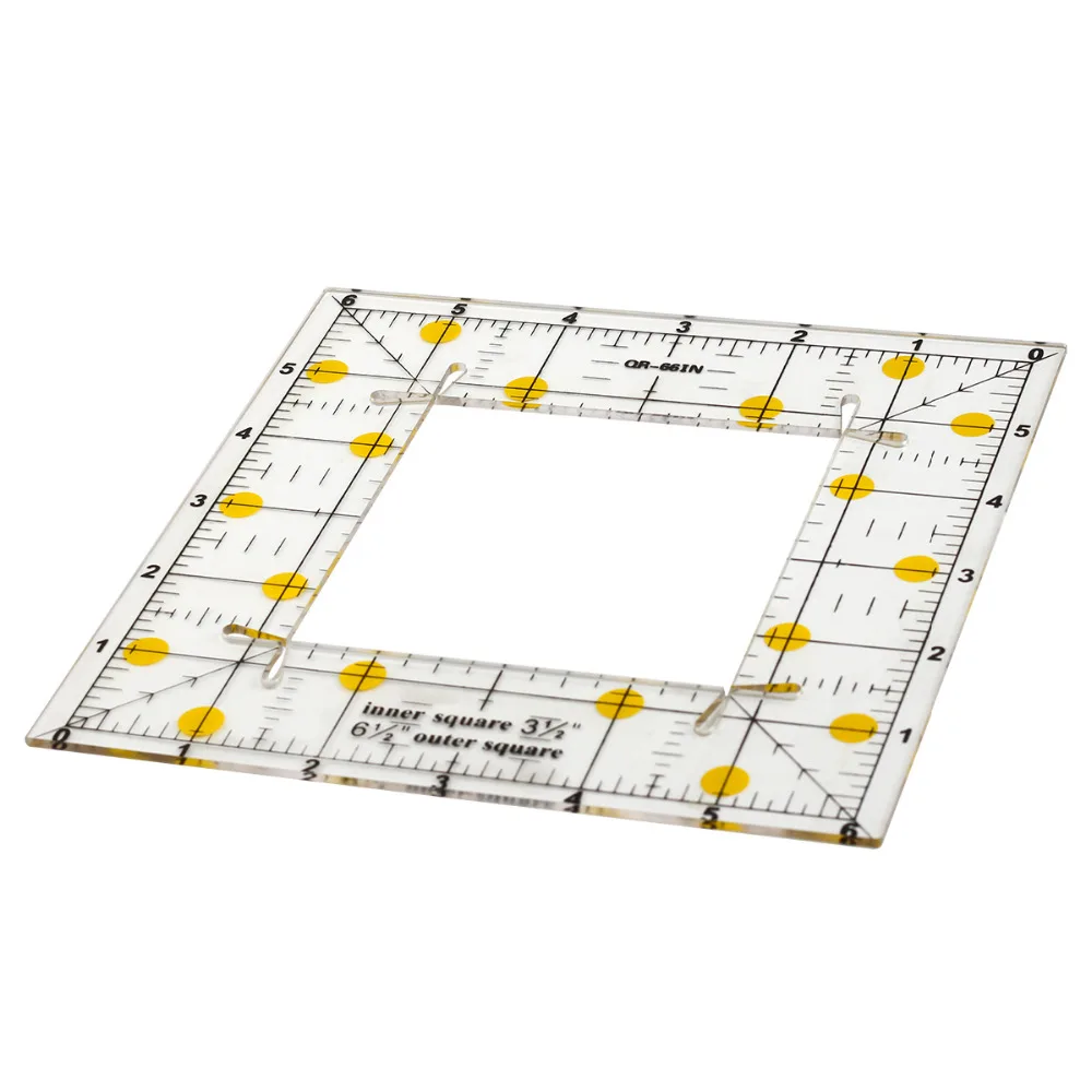 1 шт. квадратная Лоскутная линейка акриловая швейная стеганая шаблоны инструмент