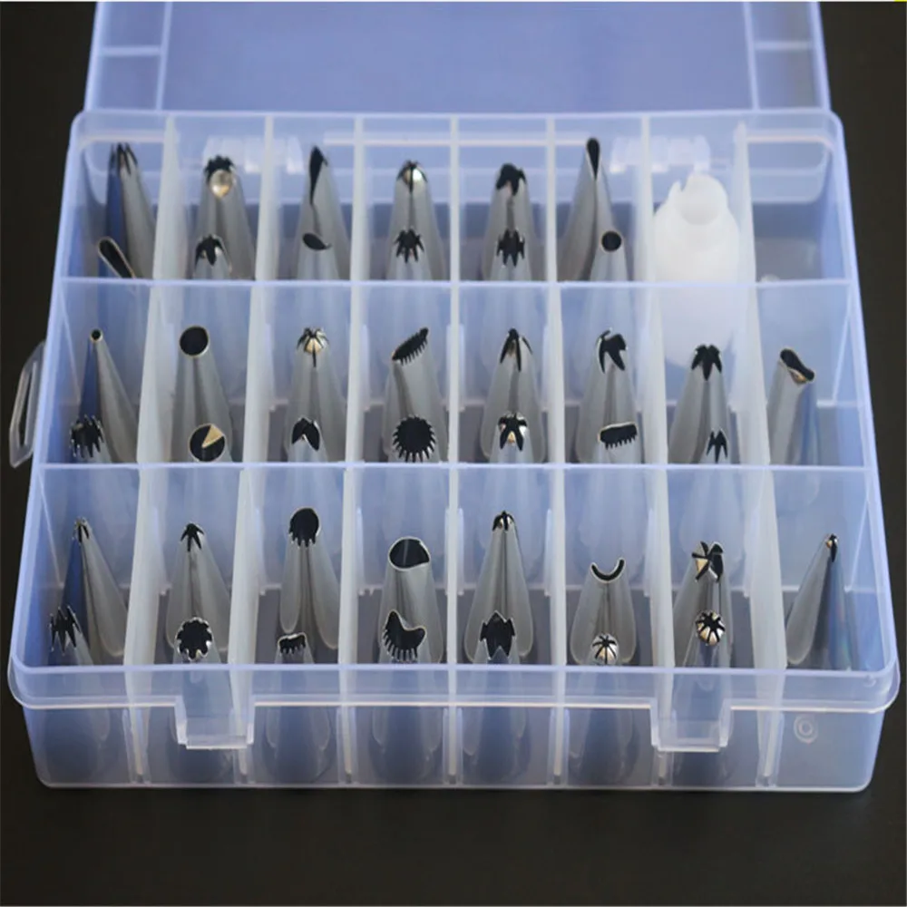 Силиконовый кондитерский мешок для крема 44 шт.|Наборы жаропрочной посуды| |