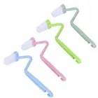 Мини щетка для чистки ванной комнаты, портативная изогнутая S-образная щетка для туалета, практичные предметы для дома