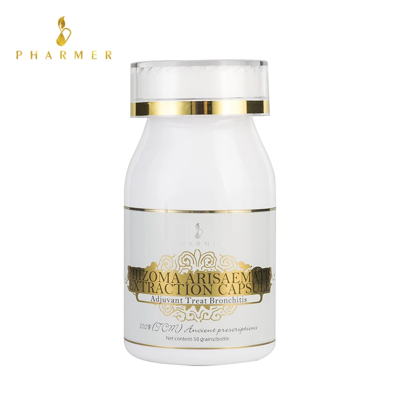 

Pharmer Rhizoma Arisaematis Extraction Capsule, Adjuvant Improve Bronchitis, Help itch and dry Throat, Help Cough Disease