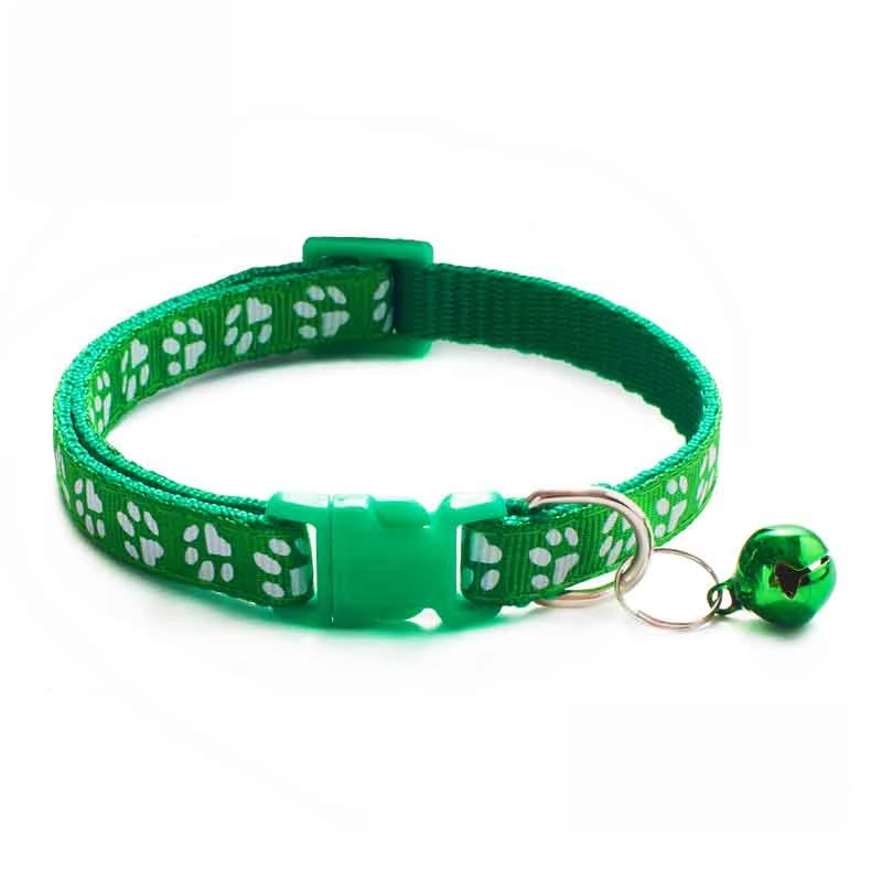 Ошейник Collier Pour Chiot для кошек ожерелье Для ошейник с колокольчиком милый Принт
