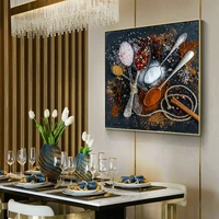 modern restaurant cooking spice art poster prints kitchen theme canvas painting art picture cuadros decoration
