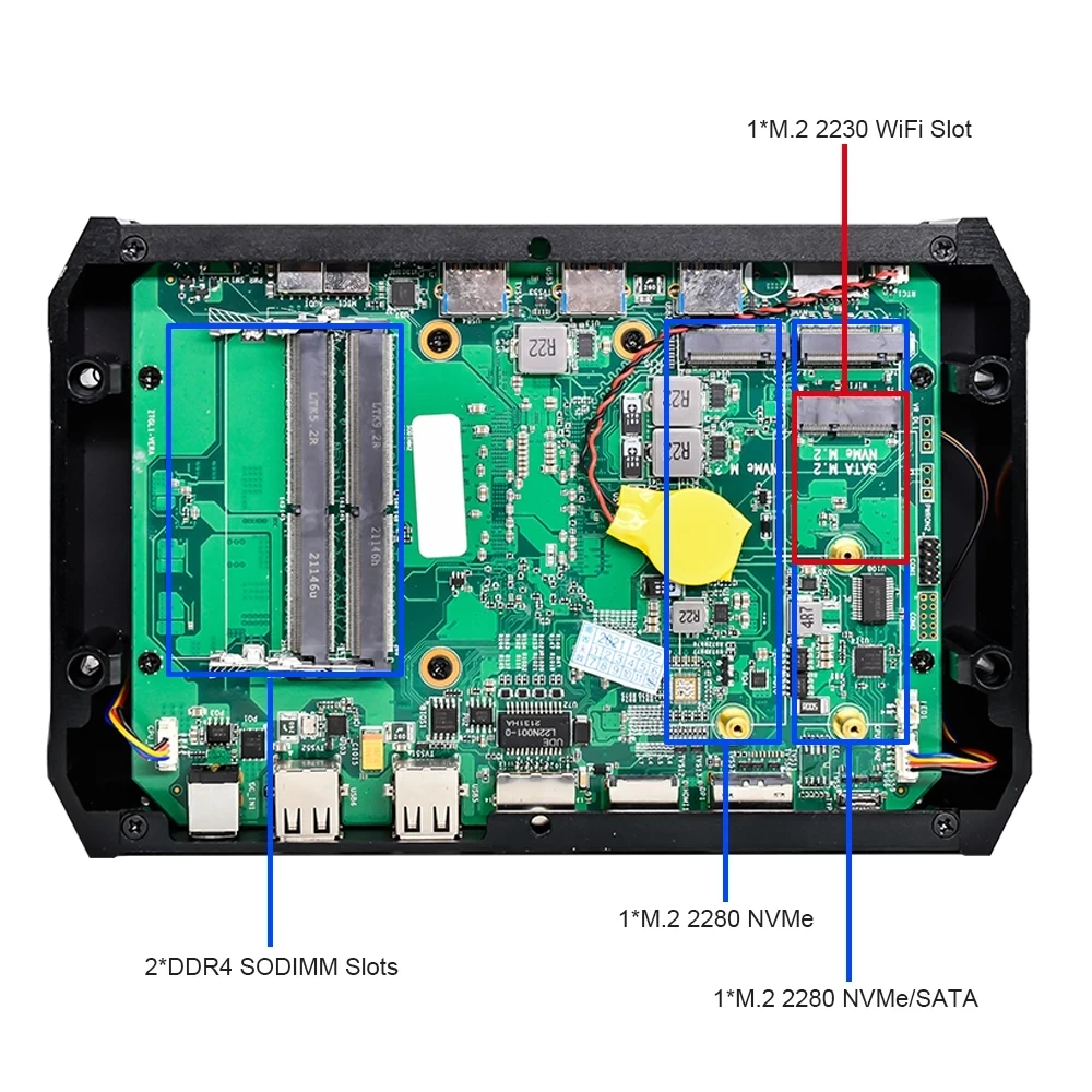 Новинка 2023 игровой мини-ПК Topton NUC i9 11900H i7 11800H настольный компьютер на Windows 11 Linux DDR4