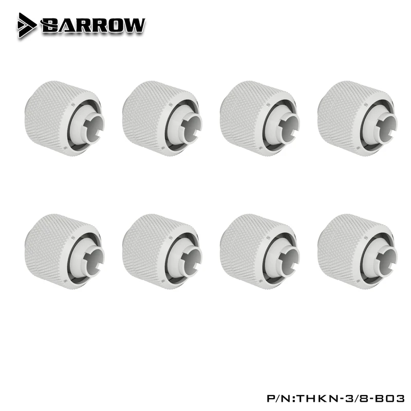 

Barrow Hose Fitting Use for Inside Diameter 9.5mm +Outside Diameter 12.7 Soft Tube 3/8"ID X 1/2"OD Tubing Compression Fitting