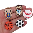 Новинка, одиночная распродажа, 1 шт., подвеска для обуви из ПВХ, аксессуары для обуви, украшение для обуви для Croc JIBZбраслеты, для детской вечеринки, строительные элементы