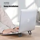 Невидимая портативная мини-подставка для ноутбука, регулируемая охлаждающая стойка, Складная Многофункциональная подставка для удобства