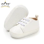 Мягкая детская обувь из искусственной кожи кроссовки Нескользящая мягкая подошва; Носки для малышей; Для мальчиков и девочек, для тех, кто только начинает ходить,