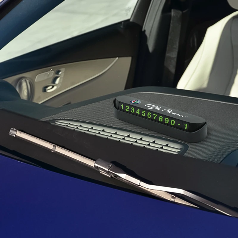 Автомобильный Стайлинг карточка с телефоном для временной парковки номер карты