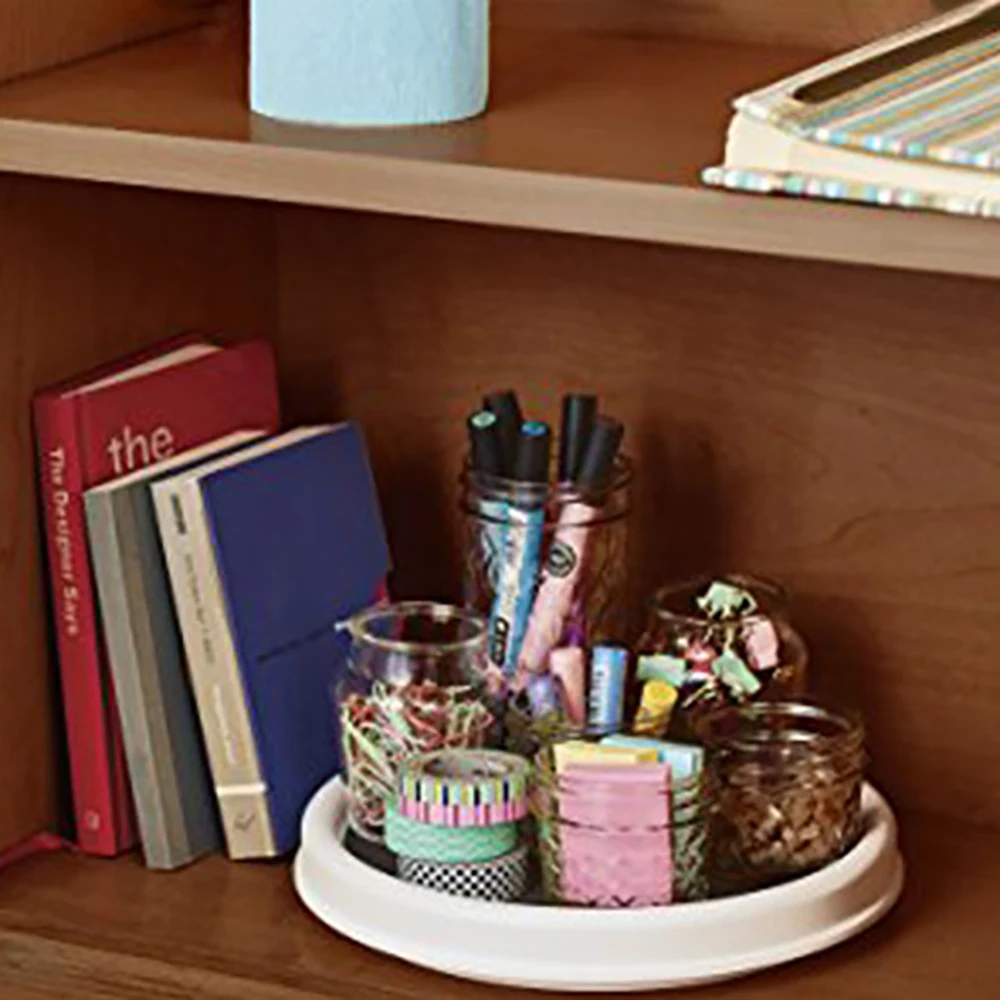 Вращающаяся полка для хранения приправ нескользящий шкаф кладовой ленивый