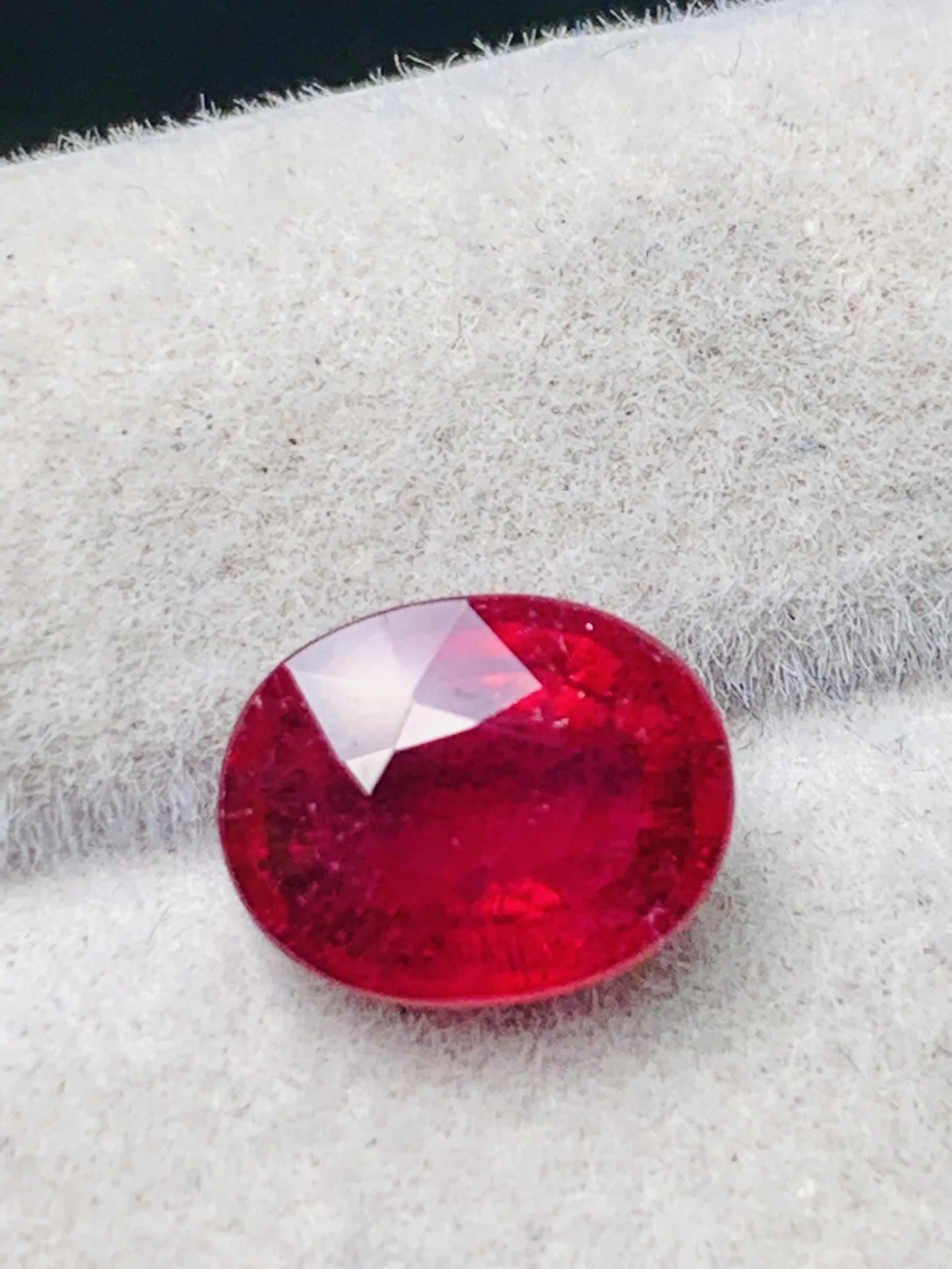 Pure natural tourmaline loose stone Red luster Oval pendants rings accessories gem jewelry bijoux femme  edelstenen natuurlijke