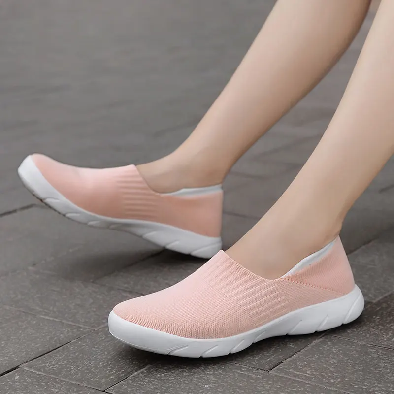 MWY женские туфли на плоской подошве мягкие легкие носки кроссовки Dames Schoenen