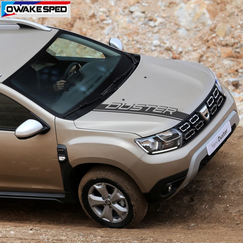 Для Dacia Renault Duster автомобильная капота спортивные полосы Стайлинг автомобиля