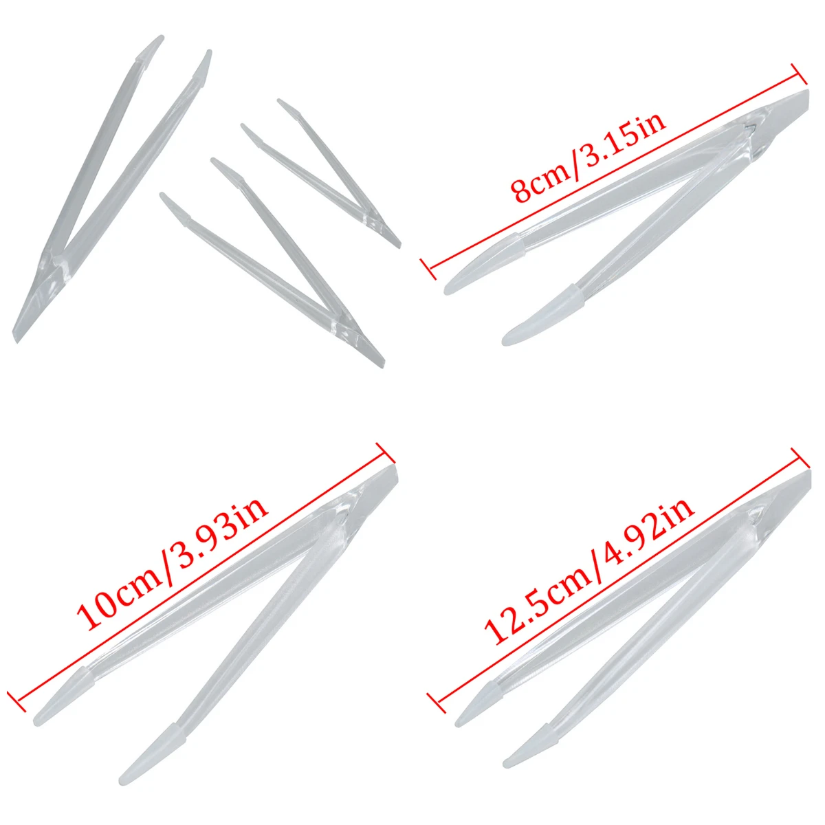 1 шт. 3 размера высокое качество прозрачные пинцеты аксессуары для объектива