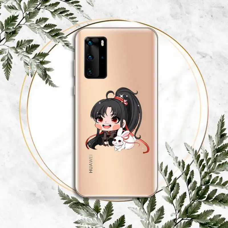

Mo Dao Zu Shi Phone Case Clear Transparent for huawei honor P 40 30 20 lite Pro 10 i 8 9 x p smart 2019