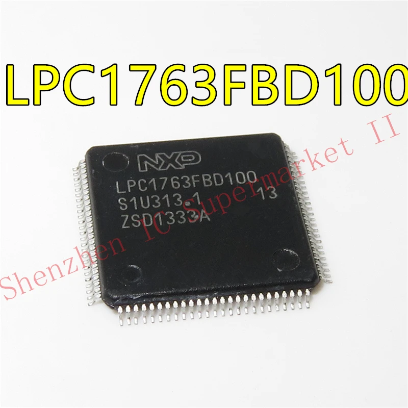 Новое поступление LPC1763FBD100 оригинальный 32-разрядный микроконтроллер ARM Cortex-M3 До 512