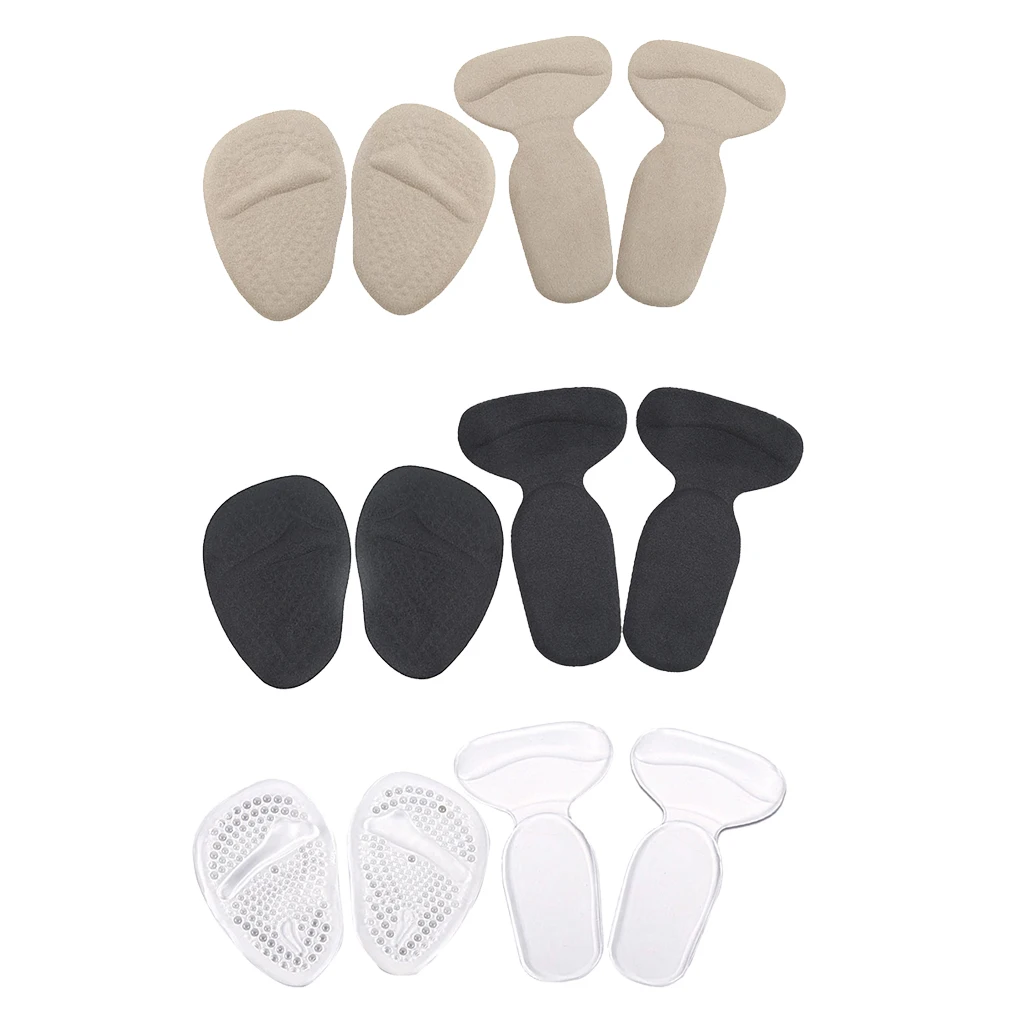 

4x Foot Protector Inserts High Heel Shoe Liner Grips T Insole Pads