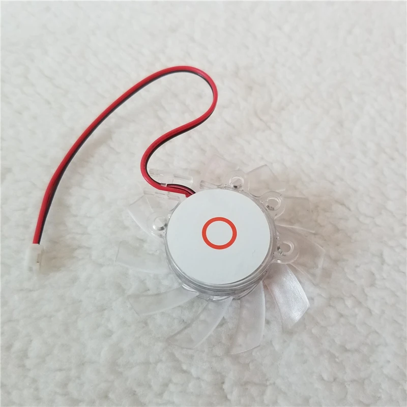 Новый 6 5 см мини вентилятор с прозрачными листьями Универсальный бесшумный для