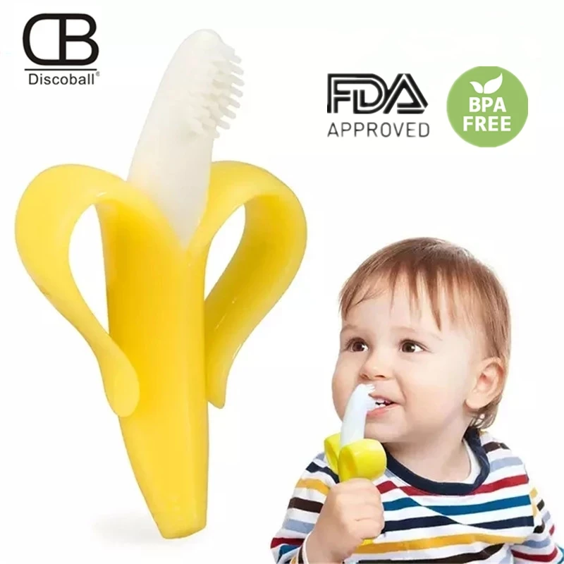 Детская зубная щетка с коробкой силиконовая для чистки зубов детский массажный