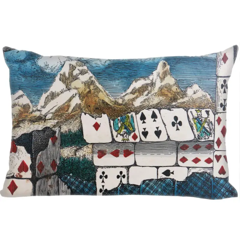 Новое поступление, Лучший милый чехол для подушки rosenthal Piero fornasetti, прямоугольная Наволочка на молнии, индивидуальный чехол для подушки 45x35 см(с одной стороны), Прямая поставка - Цвет: 10