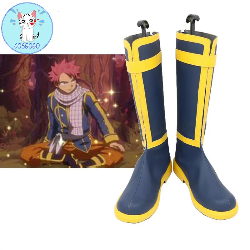 

Ботинки Natsu Dragneel для косплея, обувь для взрослых, ботинки на плоской подошве, костюмы