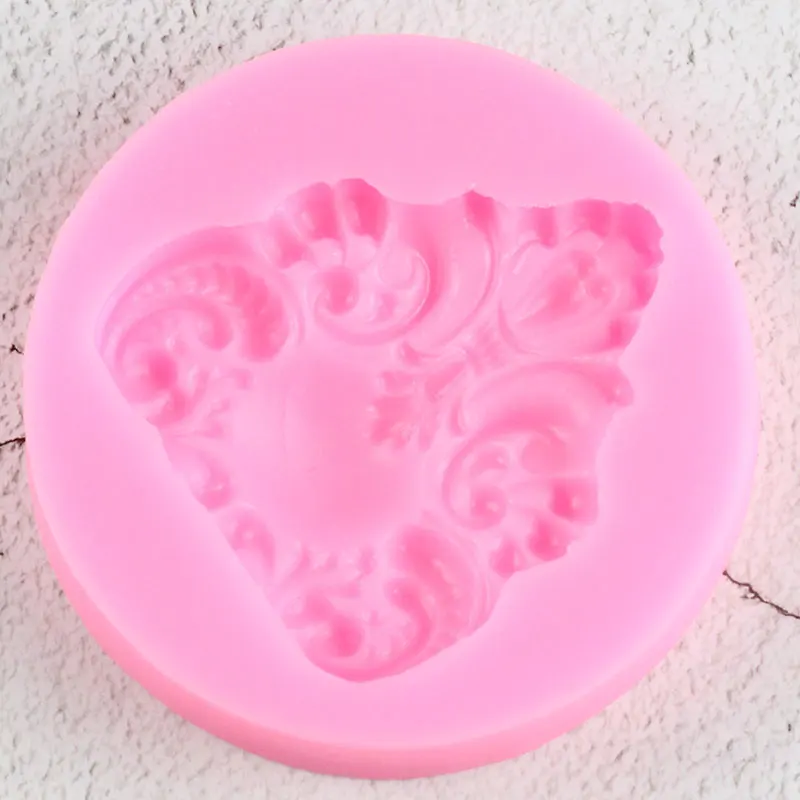 Рельефная силиконовая форма в стиле барокко|Пресс для глины| |