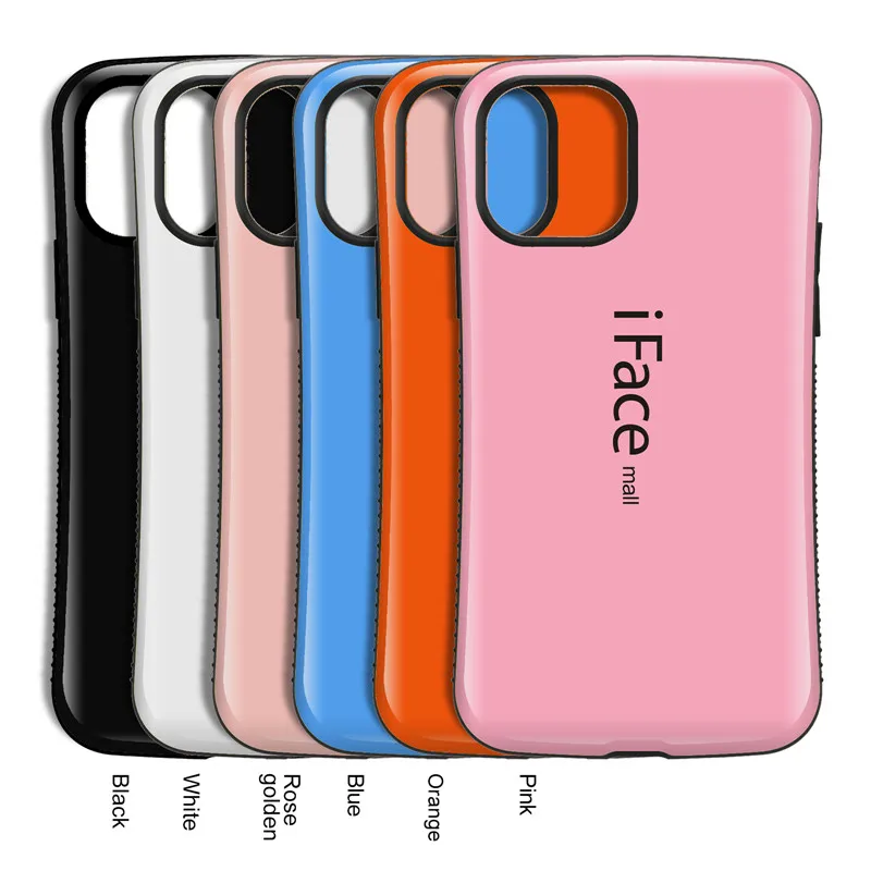 Iface Mall Case For iPhone 12 11 Pro MAX XS Max Cover Silicone Shockproof Cover For iPhone XR X 7 8 Plus 13 Mini 14 Case