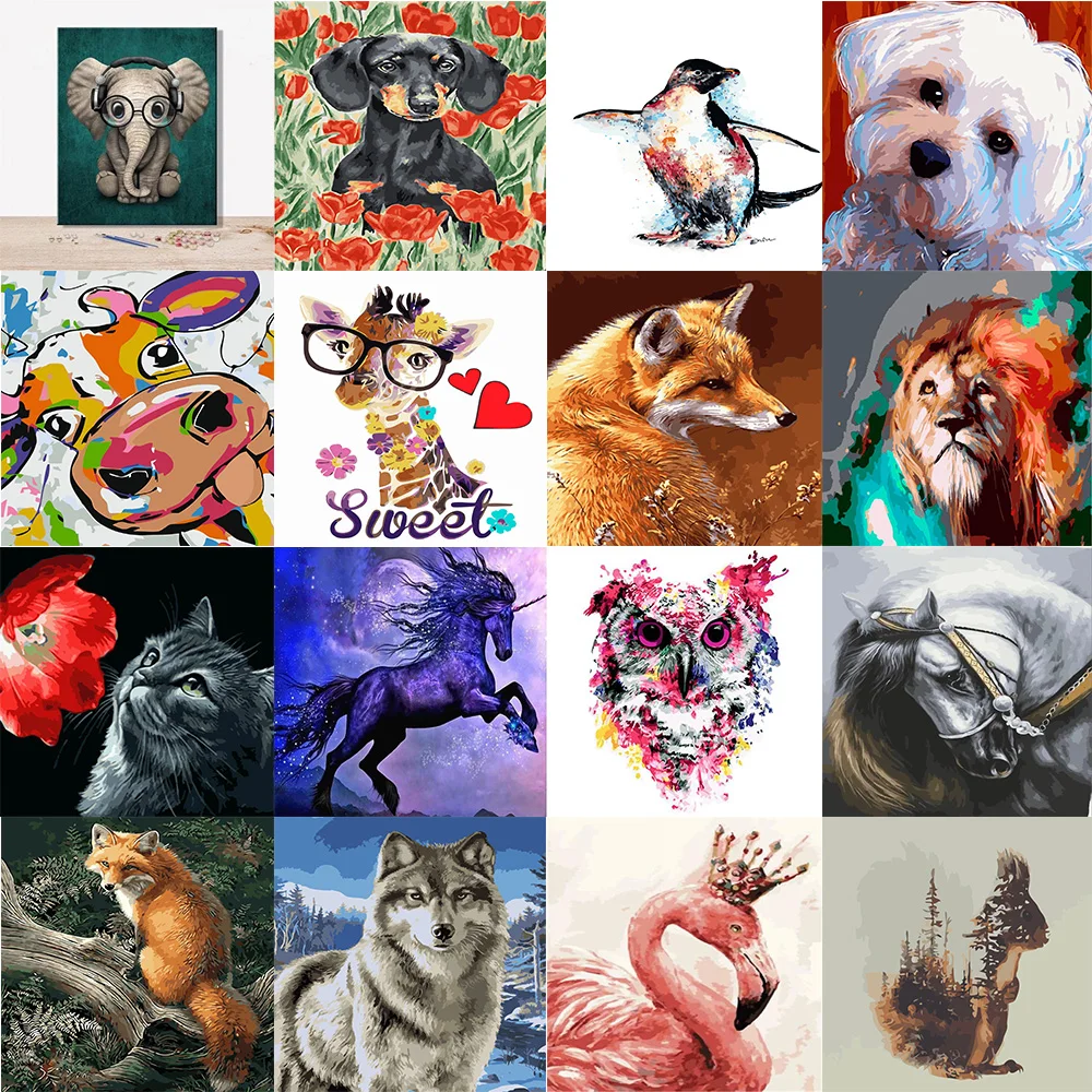 Набор для рисования по номерам на холсте 40 х50 см | Дом и сад