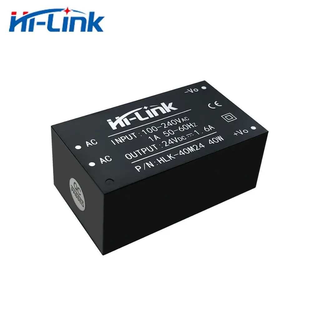 

220V 110V to 40W 24V AC DC модуль питания CE RoHs HLK-40M24