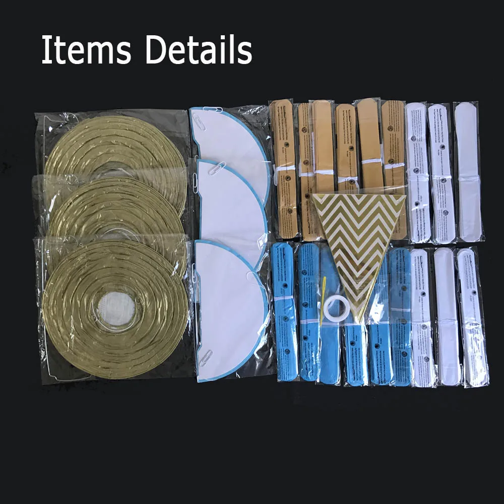 Рождественская вечеринка золотой зеленый комплект подвесные круглые бумажные