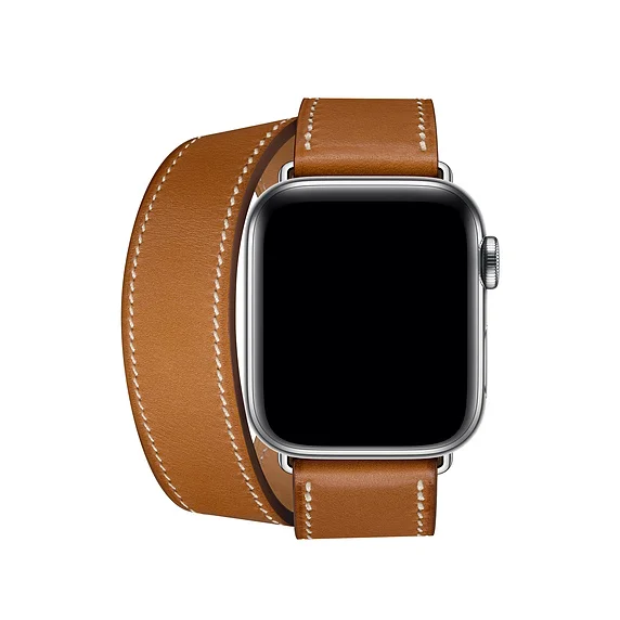 Ремешок из натуральной кожи для Apple Watch se 42 мм 38 40 44 мм|strap for apple watch|double tourstrap |