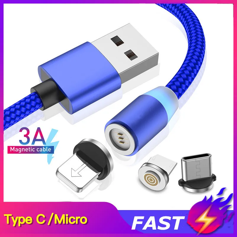 3 А кабель для быстрой зарядки 1 2 м нейлоновая оплетка быстрое зарядное
