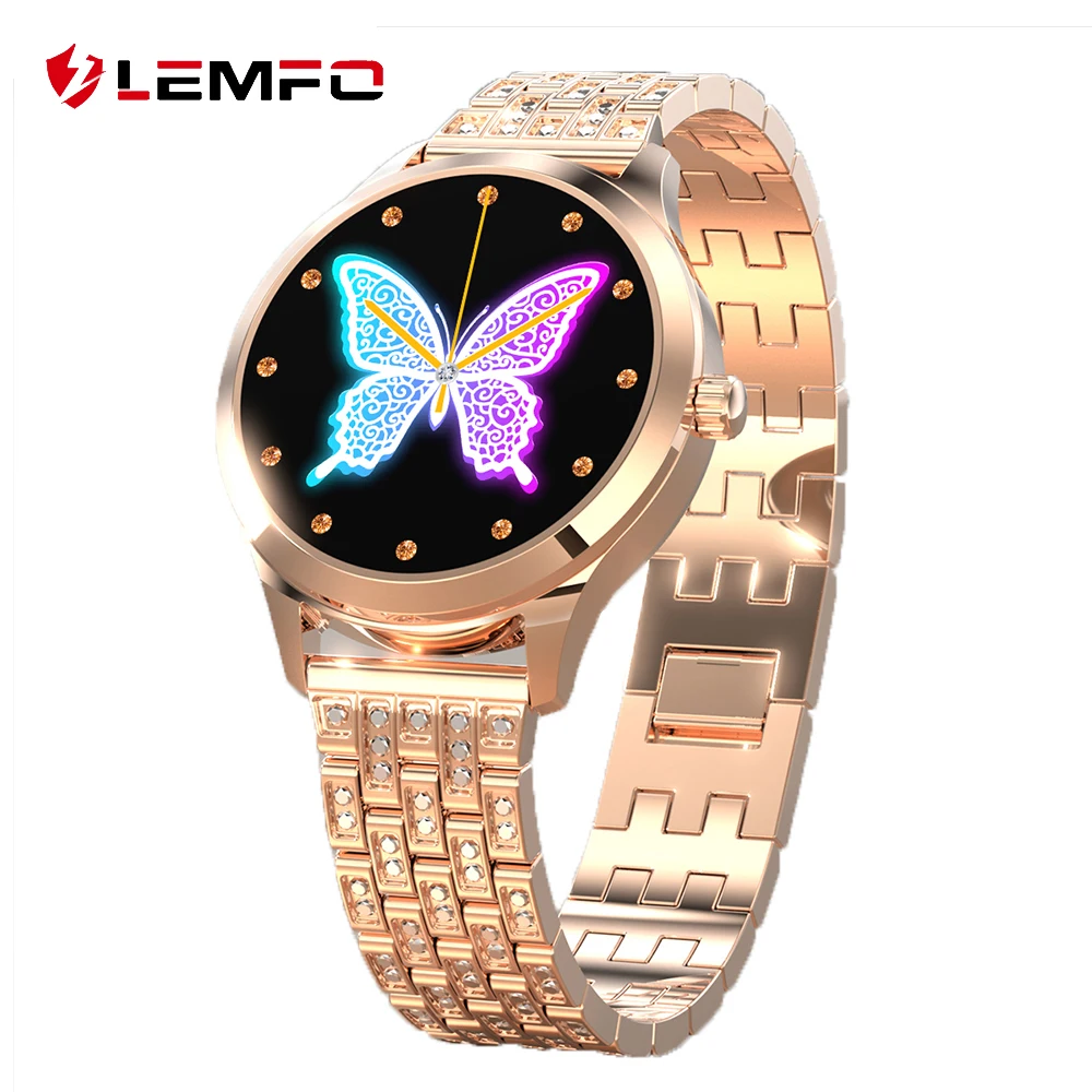 

LEMFO LW07 умные часы женские DIY часы лицо водонепроницаемый монитор сердечного ритма женские умные часы для девочек браслет Android IOS