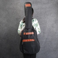 40 41 guitar backpack shoulder straps pockets 5mm cotton padded gig bag case