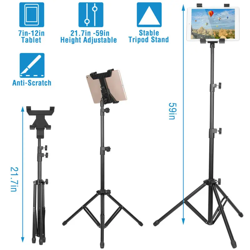 

Adjustable Tripod Bracket Fixing Clip Selfie Stick 7-12 inches