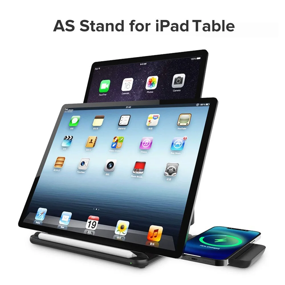 

Wireless Charging Detachable 5 In1 Wireless Chargers Compatible With IWatch 6 AirPod Pencil Fast Charging For IPhone Or Samsung