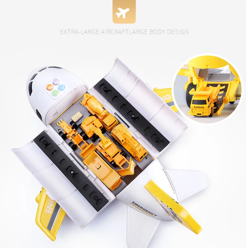 

2021 Music Story Simulation Track Inertia Children's Toy Aircraft Large Size Passenger Plane Kids Airliner Toy Car