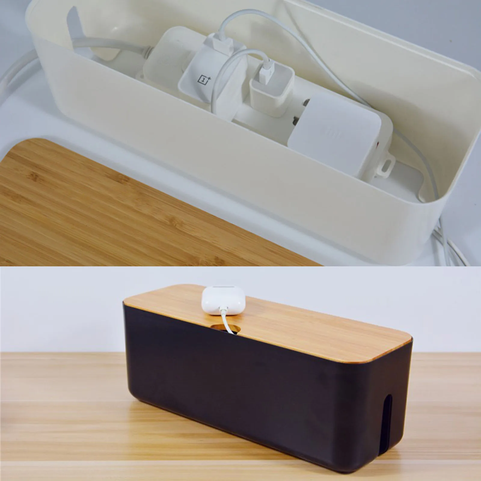 

Cable Storage Box Box Network Line Storage Bin Charger Wire Management Anti Dust Power Strip Wire Charger Socket Organizer Case