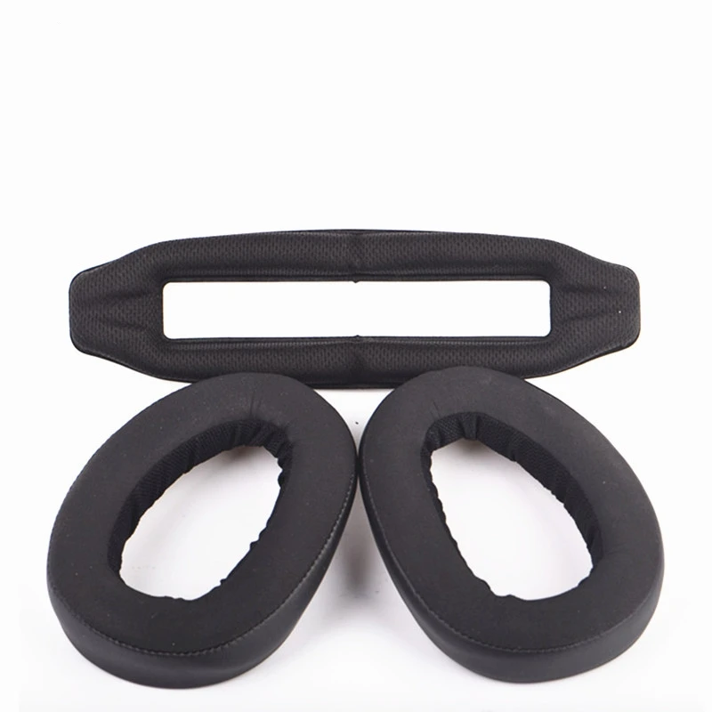 

Suitable for Sennheiser GSP 600 earphones set earmuffs Head beam sponge cover leather game earmuffs headsets