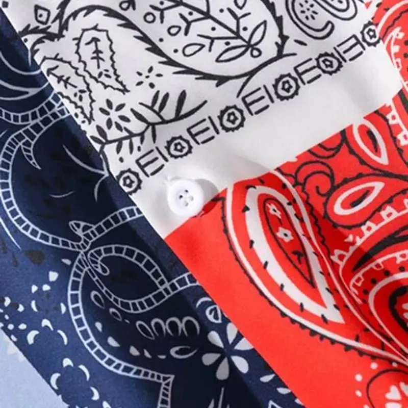 

2021 Shirts For Men Hawaiian Shirt Summer Top Fashion Floral Shirt Casual Printed Short Sleeve Camisa Masculina Male Clothing