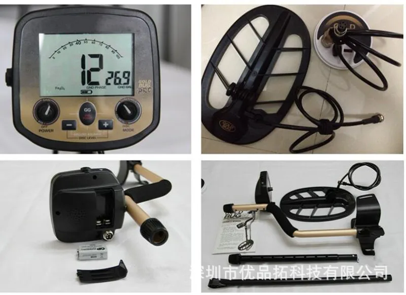 FISHER RESEACH LABS Gold Bug Pro Silver TreasureProfessional Underground Metal Detector Digger Long Distance Double Coin | Инструменты