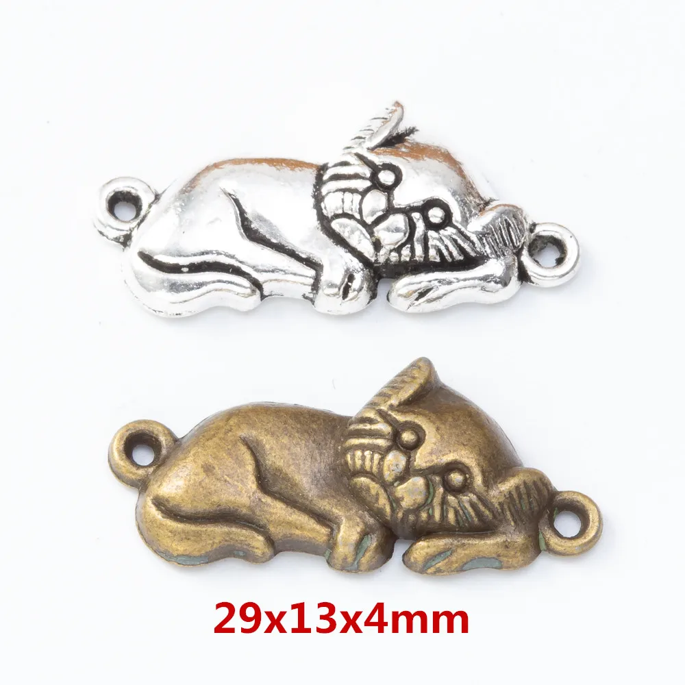 

30 pieces of retro metal zinc alloy cat Pendant for DIY handmade jewelry necklace making 8183