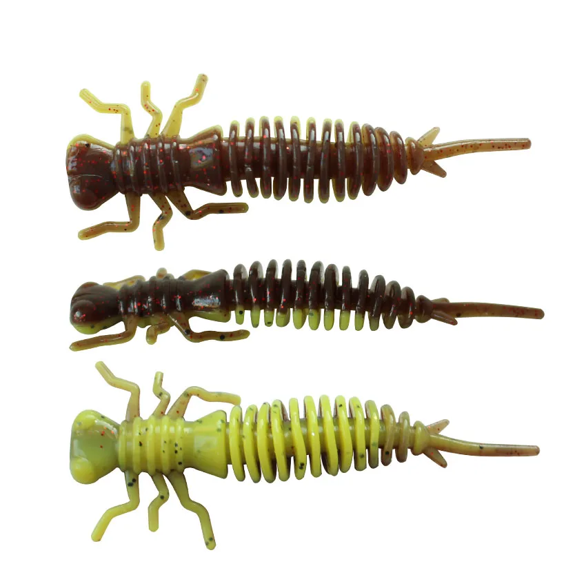 

Soft Lures 55MM/75MM/100MM Artificial Lures Swimbait Jigging Plastic Baits Worm Fishing Wobblers