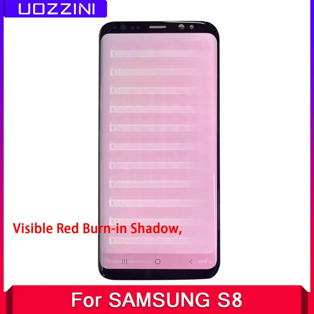 ЖК экран с видимым ожогом для Samsung Galaxy S8 G950F G950FD G9500 G950U дисплей сенсорный сборка