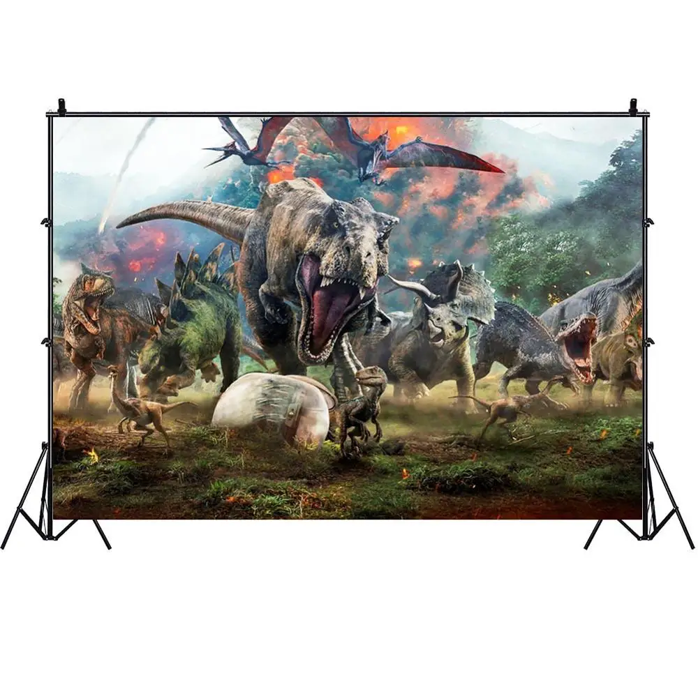 Динозавр тираннозавр Рекса фото фон Вечерние Декорации для фотостудии реквизит