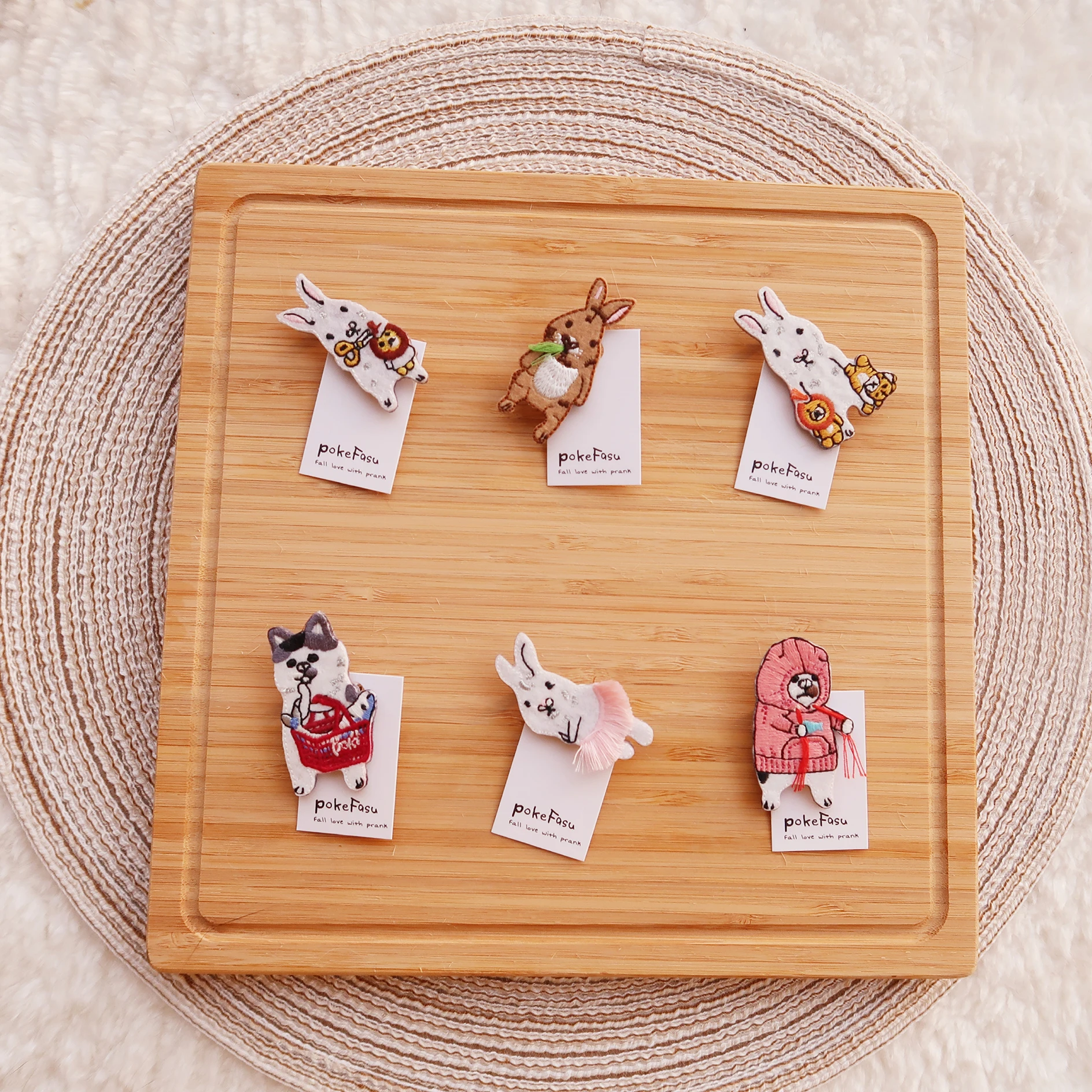 

Вязаные Броши ручной работы, заколки, зверь, животное, тигр, панда, кролик, собака, Лев, милые школьные Мультяшные тканевые значки на лацкан д...