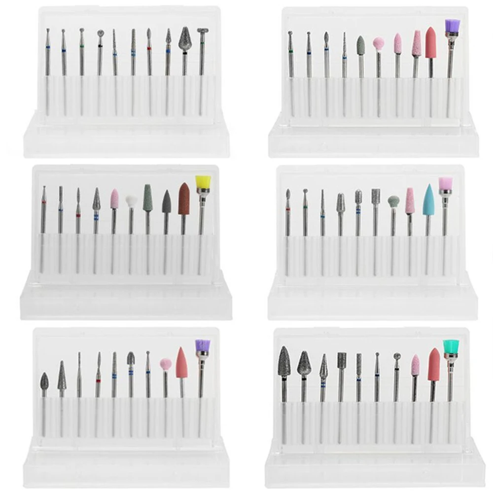 Набор Алмазных фрез для аппаратного маникюра 30 шт./лот | Красота и здоровье