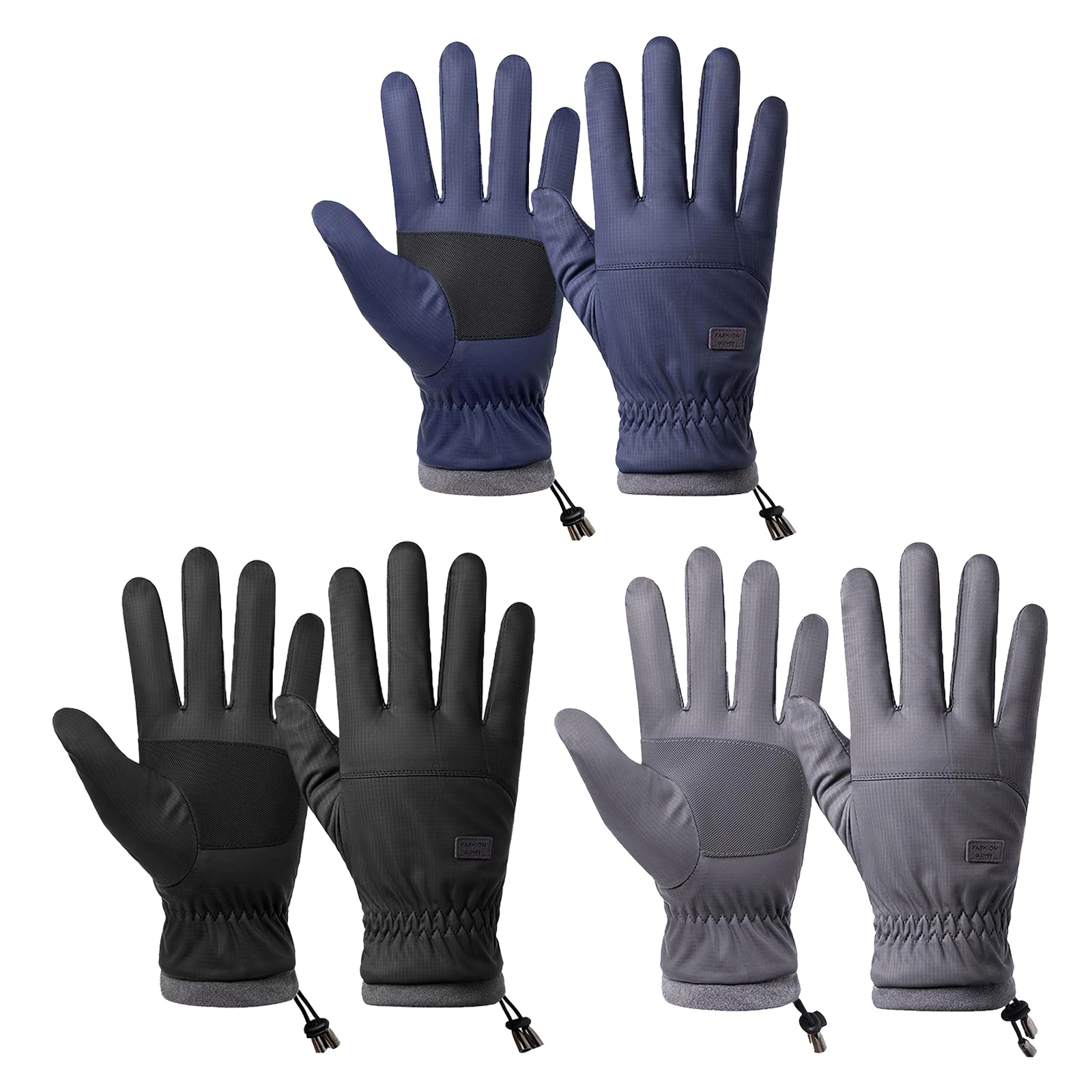 

Mens Winter Thermal Gloves Water Resistant Windproof Warm for Driving Cycling Running