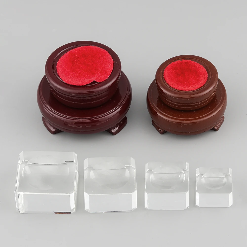 Хрустальное основание для фиксированного сиденья квадратный стеклянный